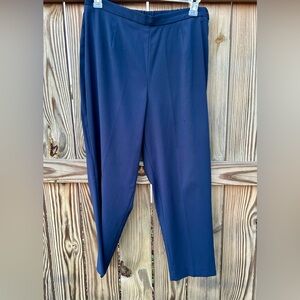 NWT Vintage Pants Leslie Fay Size 16 Petite Flowy Work Trousers